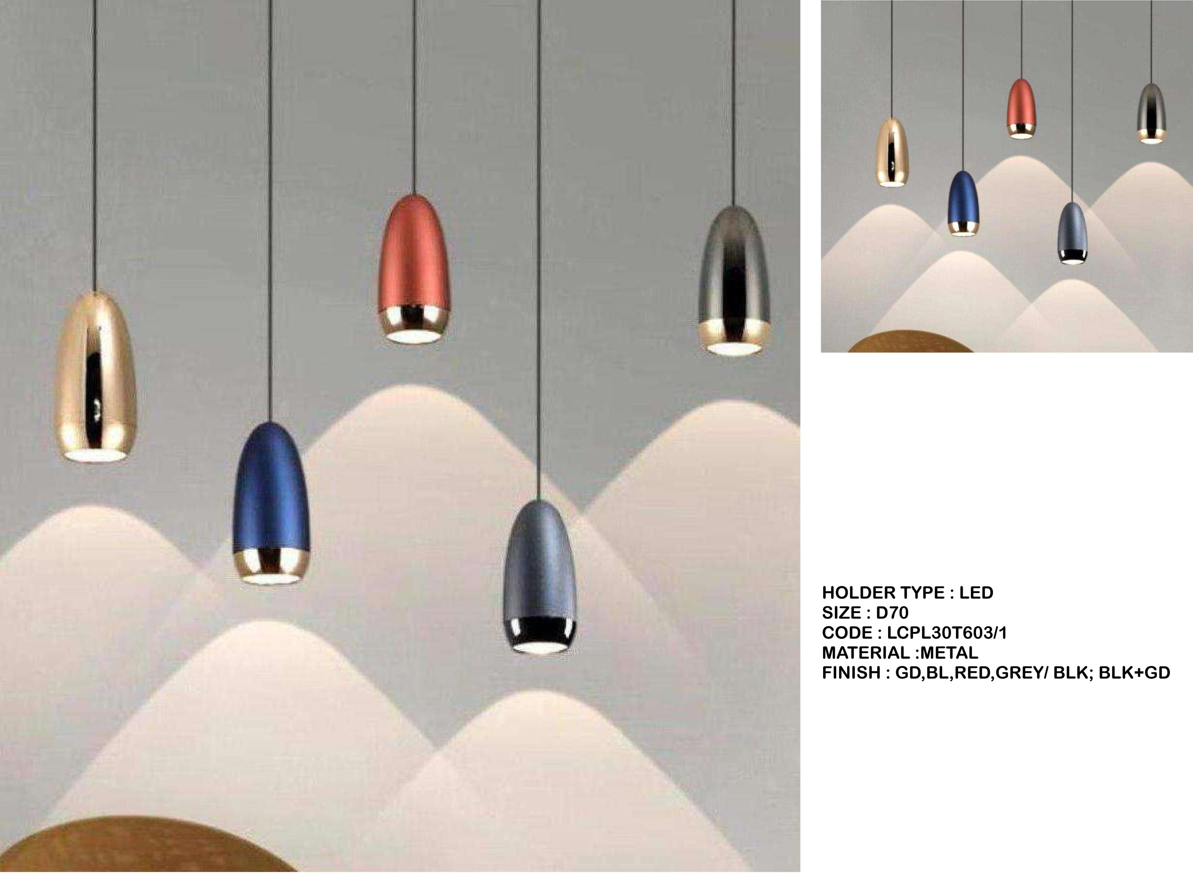 Beyond Lights - Metal Pendant Light- LCHL